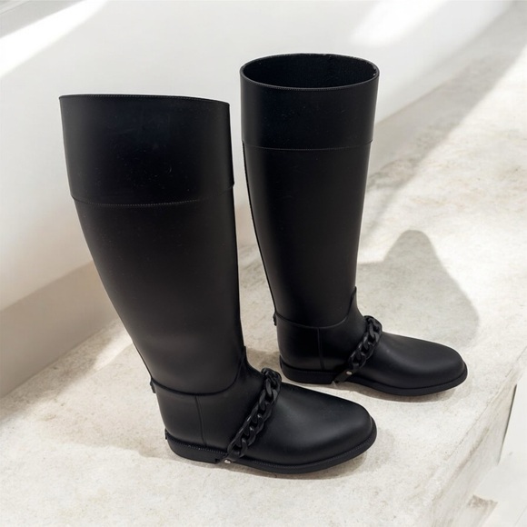 Women's Givenchy Botte Pluie Rain Boots – Great Condition SIZE 38 - Picture 7 of 7